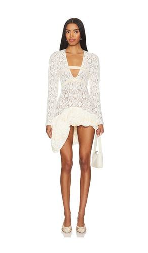 Draped Lace Dress in . Taglia M, S, XL - Yuhan Wang - Modalova