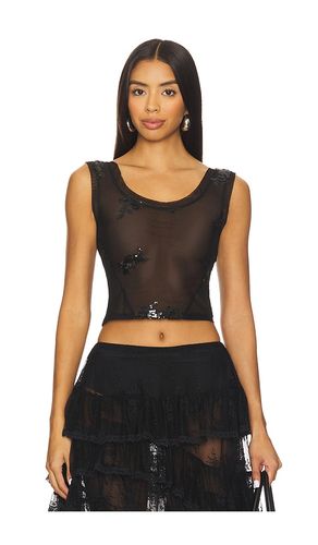 Floral Sequin Mesh Top in . Size S. Also in L - Yuhan Wang - Modalova