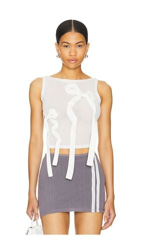 Milk Float Mesh Tank Top in . Size XS - Zemeta - Modalova