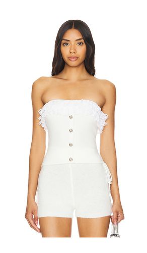 Rosie Ruffle Knit Tube Top in . Taglia M, S - Zemeta - Modalova