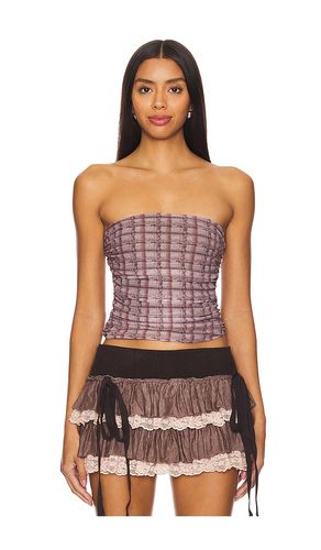 Checkered Tube Top in . Size M, S - Zemeta - Modalova