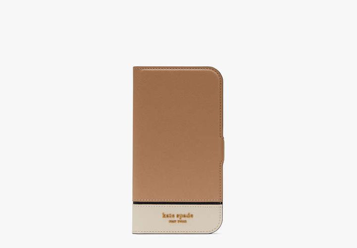 Morgan Colorblock iPhone 14 Pro Max Magnetic Wrap Folio Case - Kate Spade New York - Modalova