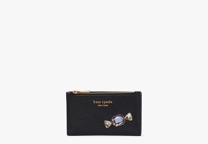 Gala Stone Embellished Small Slim Bifold Wallet - Kate Spade New York - Modalova