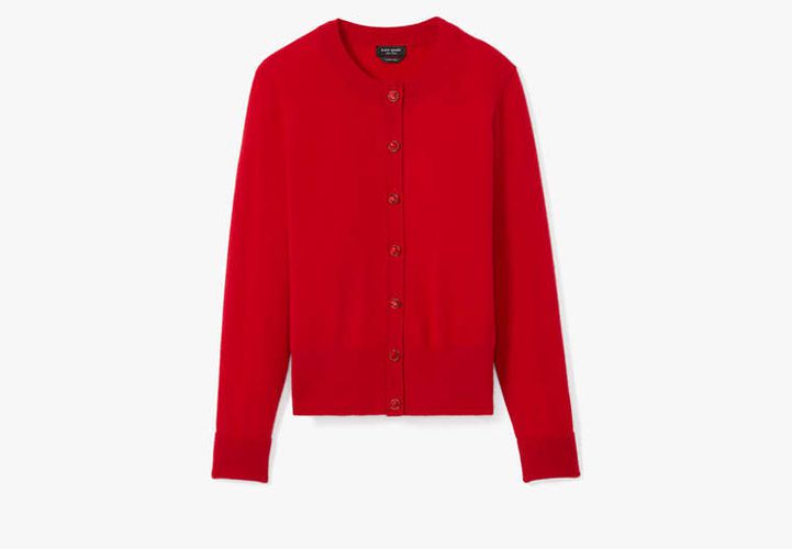 Cashmere Crewneck Cardigan - Kate Spade New York - Modalova