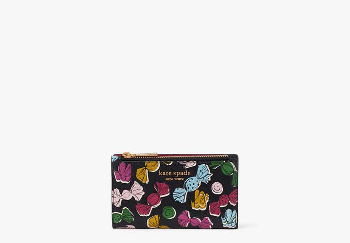 Morgan Assorted Candies Embossed Small Slim Bifold Wallet - Kate Spade New York - Modalova