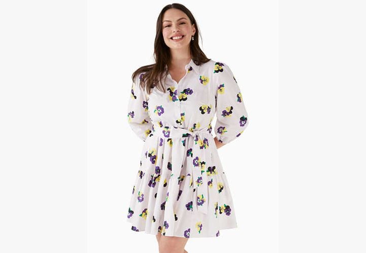 Pansy Toss Shirtdress - Kate Spade New York - Modalova