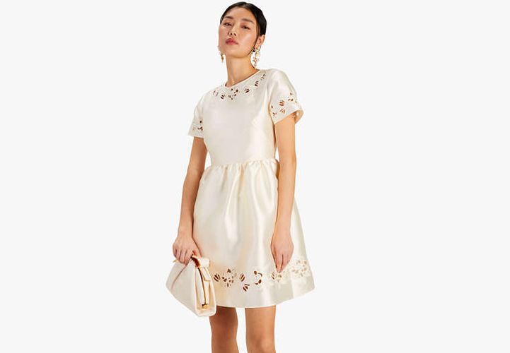 Embroidered Cutwork Dress - Kate Spade New York - Modalova