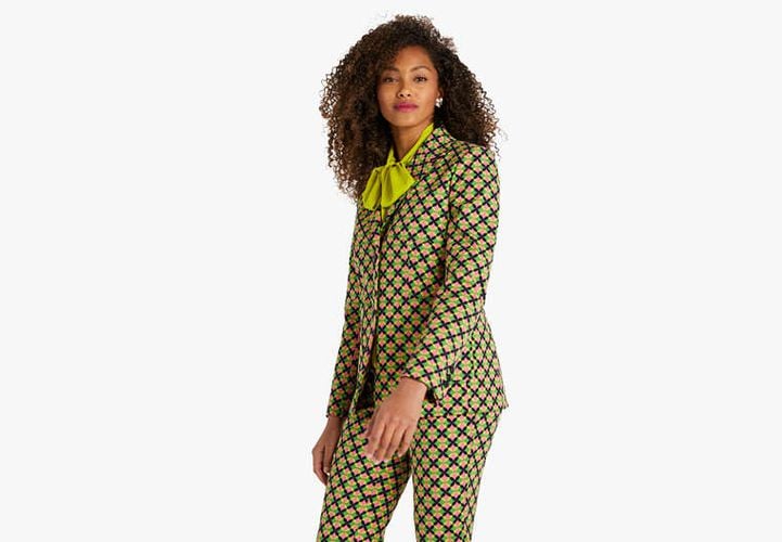 Patio Tile Twill Blazer - Kate Spade New York - Modalova