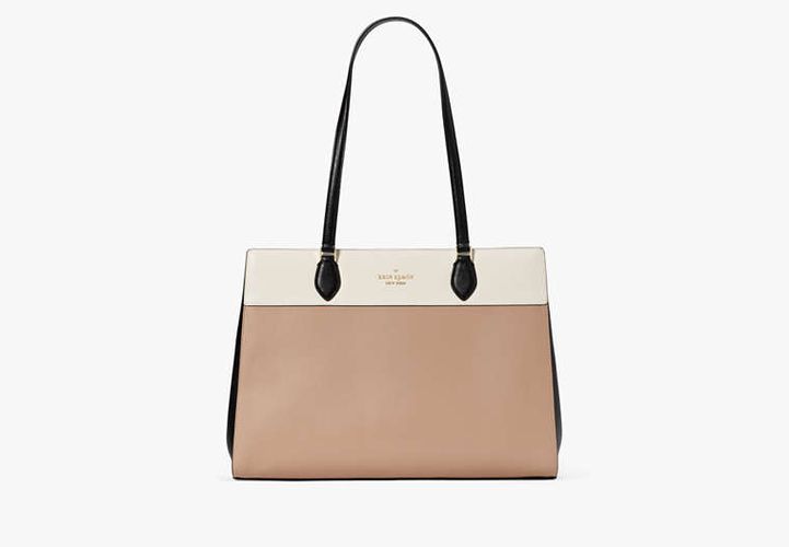 Madison Colorblock Saffiano Leather East West Large Laptop Tote - Kate Spade New York - Modalova