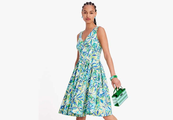 Anemone Floral Amelia Dress - Kate Spade New York - Modalova