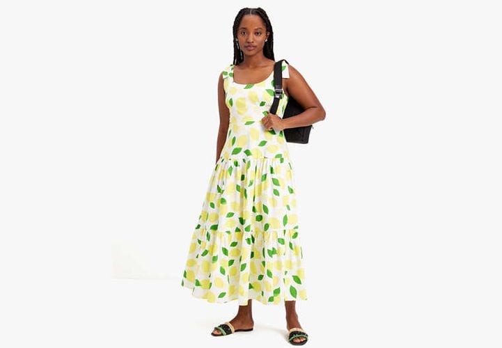 Lemon Toss Tiered Maxi Dress - Kate Spade New York - Modalova