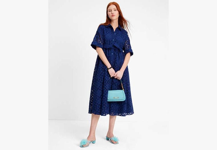 Embroidered Cutwork Montauk Dress - Kate Spade New York - Modalova