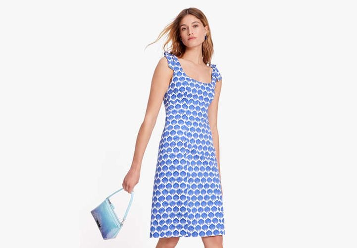 Shell Tie-shoulder Dress - Kate Spade New York - Modalova