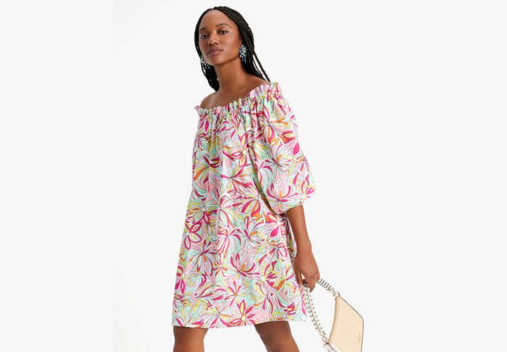 Anemone Floral Off-the-shoulder Dress - Kate Spade New York - Modalova