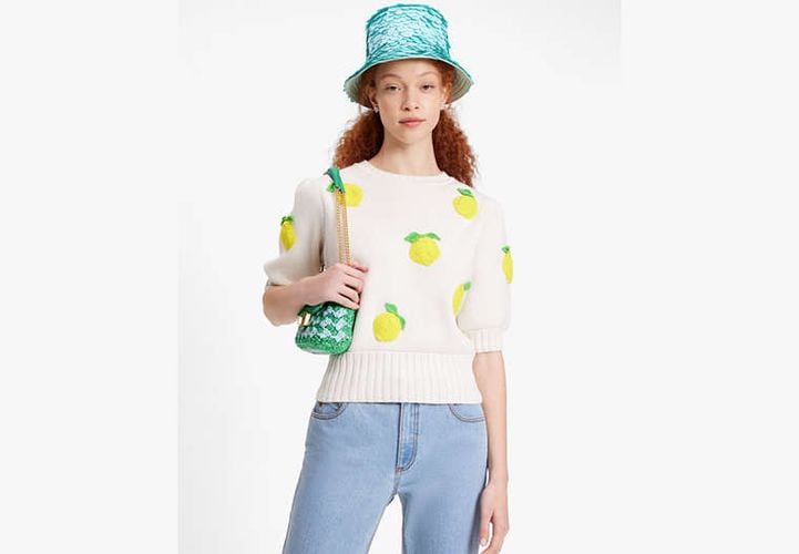 Crochet Lemons Sweater - Kate Spade New York - Modalova