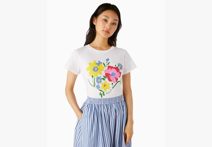 New England Floral Tee - Kate Spade New York - Modalova