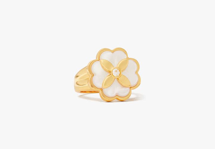 Heritage Bloom Signet Ring - Kate Spade New York - Modalova