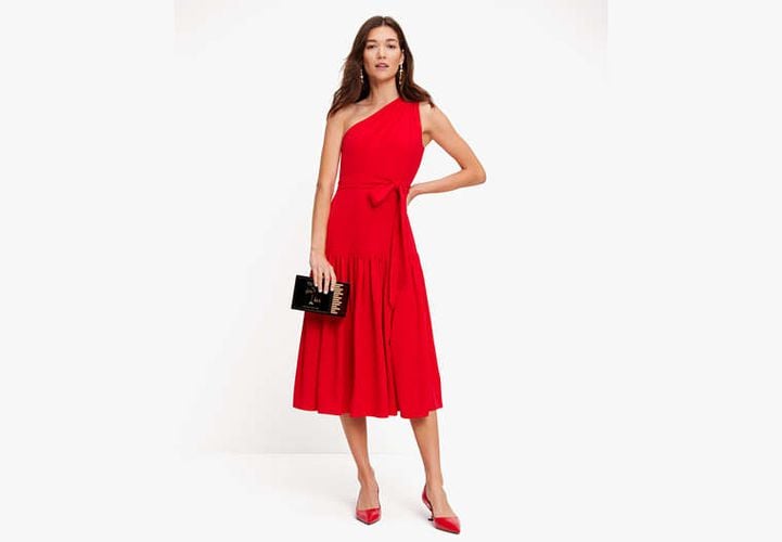 Tech Satin One-shoulder Dress - Kate Spade New York - Modalova