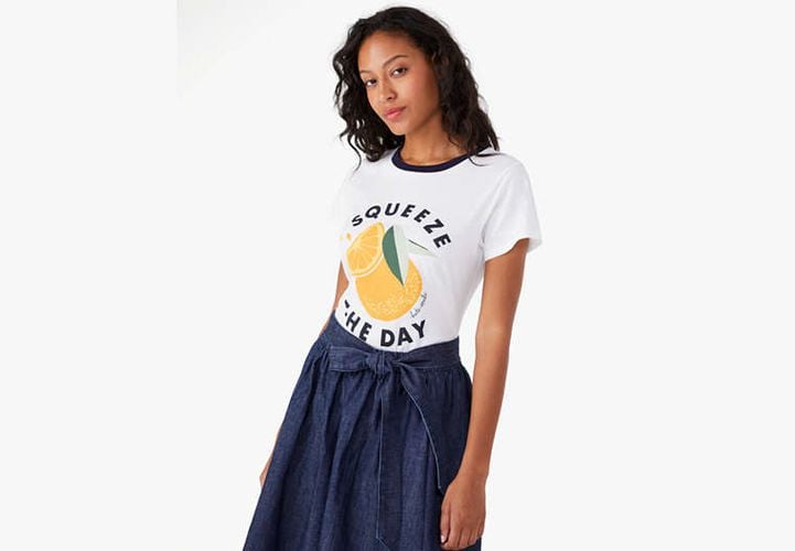 Squeeze The Day Citrus Tee - Kate Spade New York - Modalova