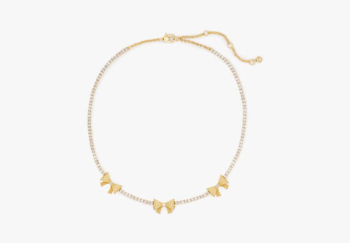 Wrapped In A Bow Tennis Necklace - Kate Spade New York - Modalova