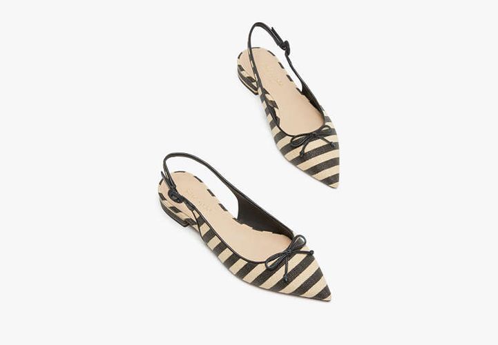 Veronica Raffia Slingback Flats - Kate Spade New York - Modalova