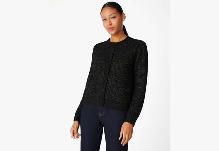 Textured Sparkle Cardigan - Kate Spade New York - Modalova