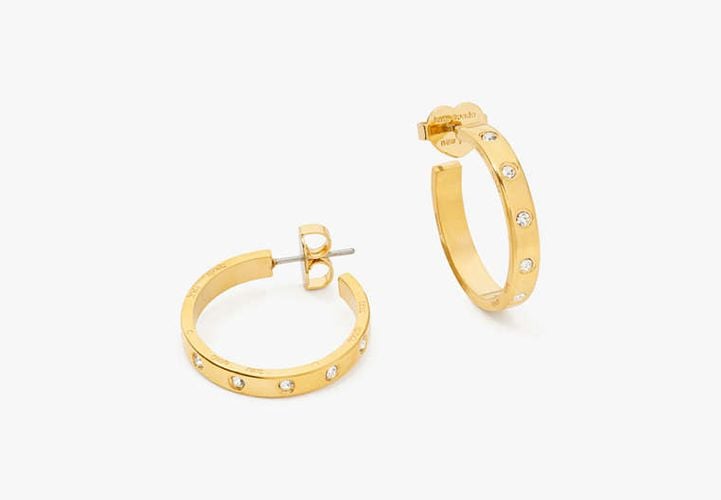 Set In Stone Hoops - Kate Spade New York - Modalova