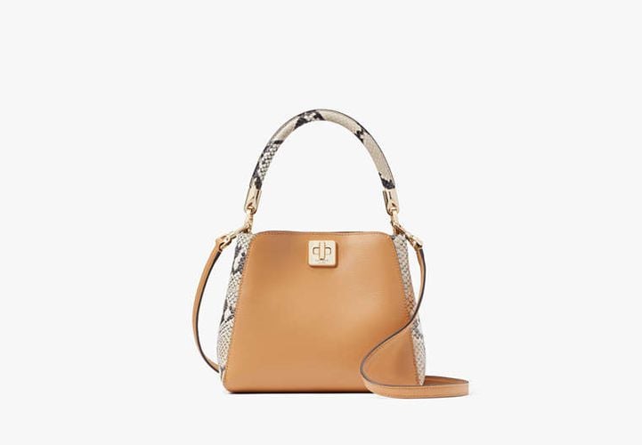 Phoebe Snake Embossed Top Handle Satchel - Kate Spade New York - Modalova