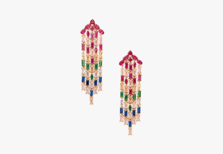 Showtime Fringe Statement Earrings - Kate Spade New York - Modalova