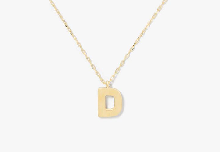 Kate Spade Fine Love Letter D Initial Pendant - Kate Spade New York - Modalova