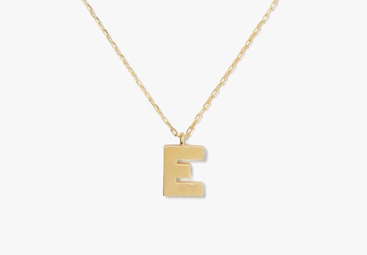 Kate Spade Fine Love Letter E Initial Pendant - Kate Spade New York - Modalova