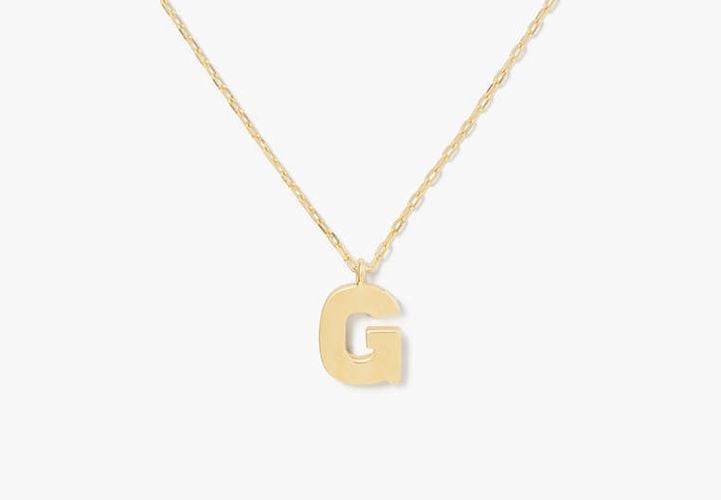 Kate Spade Fine Love Letter G Initial Pendant - Kate Spade New York - Modalova