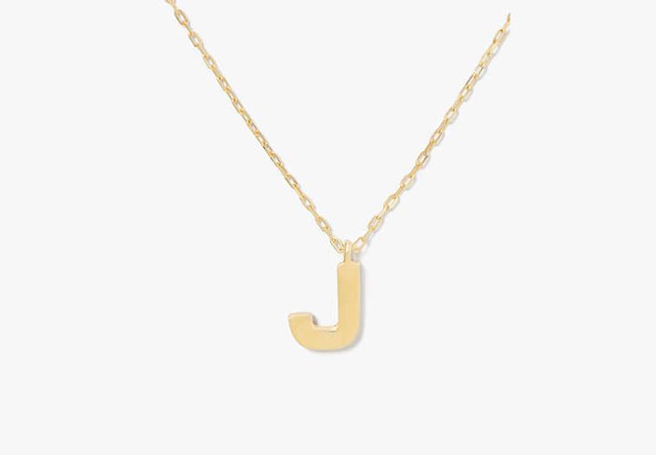 Kate Spade Fine Love Letter J Initial Pendant - Kate Spade New York - Modalova