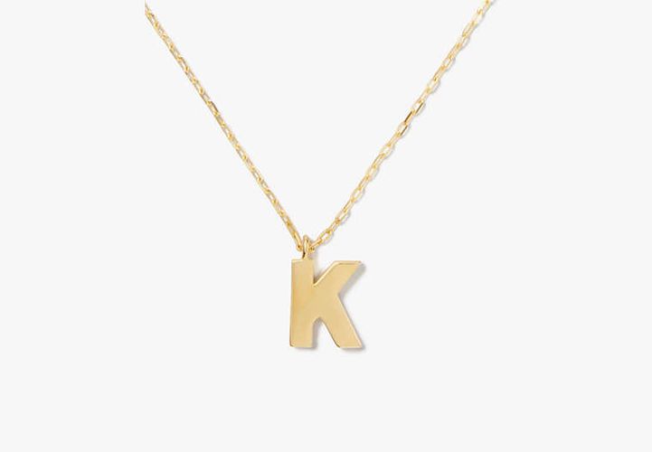 Kate Spade Fine Love Letter K Initial Pendant - Kate Spade New York - Modalova