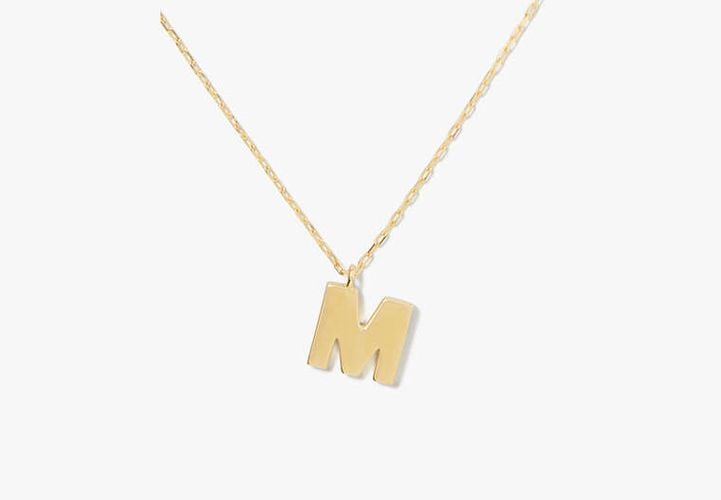 Kate Spade Fine Love Letter M Initial Pendant - Kate Spade New York - Modalova