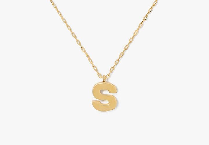 Kate Spade Fine Love Letter S Initial Pendant - Kate Spade New York - Modalova