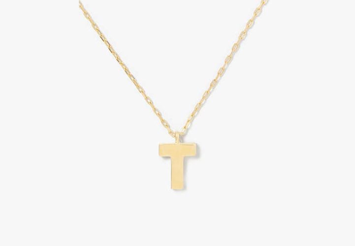 Kate Spade Fine Love Letter T Initial Pendant - Kate Spade New York - Modalova