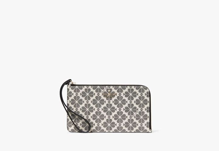 Lucy Spade Flower Medium L-zip Wristlet - Kate Spade New York - Modalova