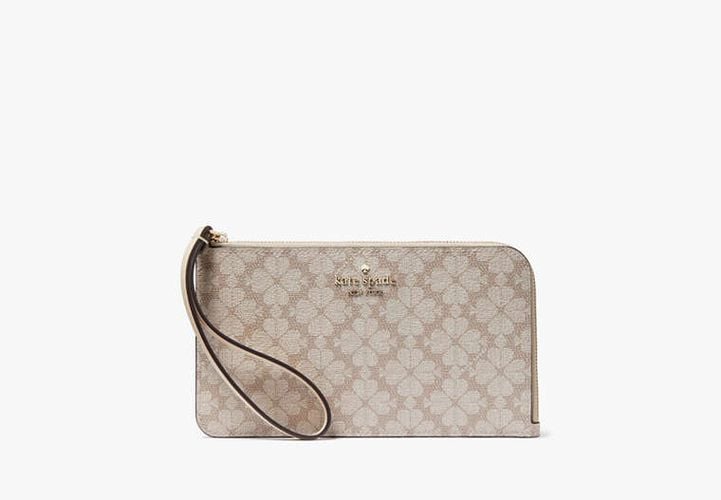 Lucy Spade Flower Medium L-zip Wristlet - Kate Spade New York - Modalova