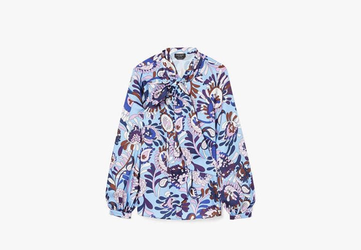 Autumn Paisley Tie-neck Shirt - Kate Spade New York - Modalova