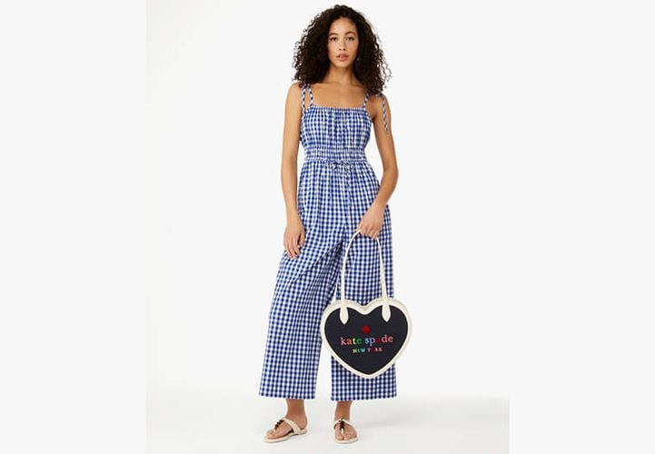 Wave Gingham Jumpsuit - Kate Spade New York - Modalova