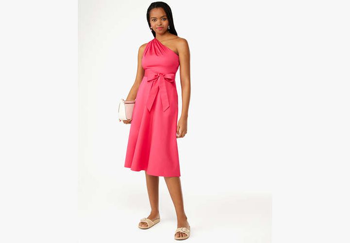 Poplin One-shoulder Dress - Kate Spade New York - Modalova