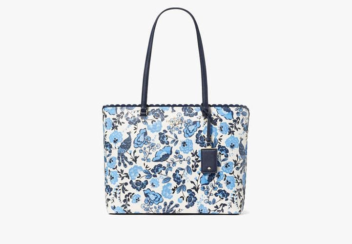 Perfect Plume Peacock Floral Printed Large Tote - Kate Spade New York - Modalova