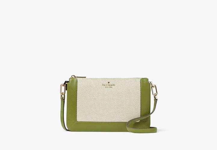 Lena Canvas Colorblock Double Compartment Crossbody - Kate Spade New York - Modalova