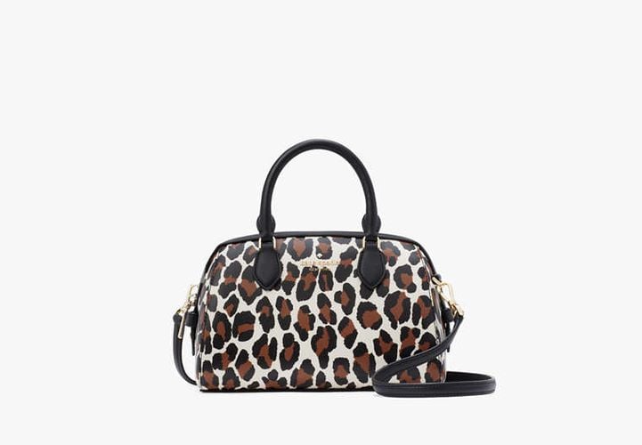 Madison Spotted Leopard Small Duffle Crossbody - Kate Spade New York - Modalova