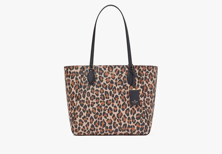 Poppy Spotted Leopard Large Tote - Kate Spade New York - Modalova