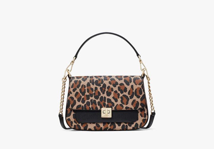 Phoebe Spotted Leopard Small Flap Crossbody - Kate Spade New York - Modalova