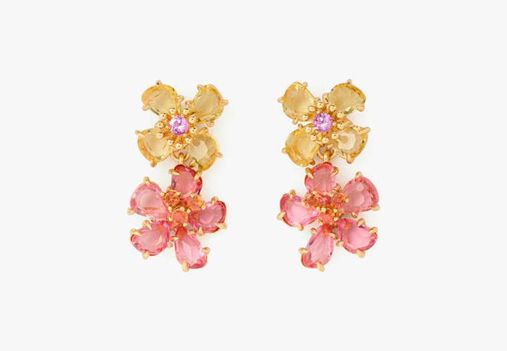 Paradise Flower Double Drop Earrings - Kate Spade New York - Modalova