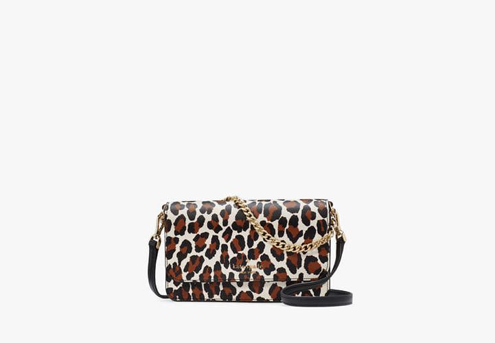 Madison Spotted Leopard Willow Mini Flap Crossbody - Kate Spade New York - Modalova