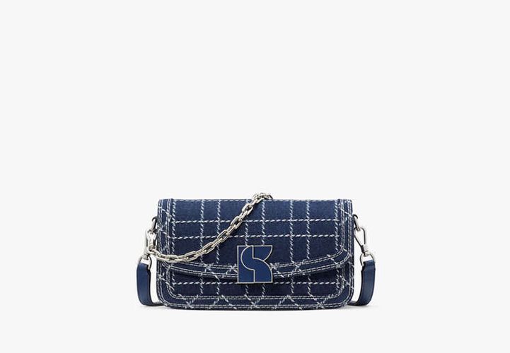 Dakota Denim Check Small Crossbody - Kate Spade New York - Modalova